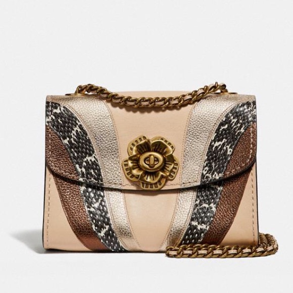 coach parker snakeskin